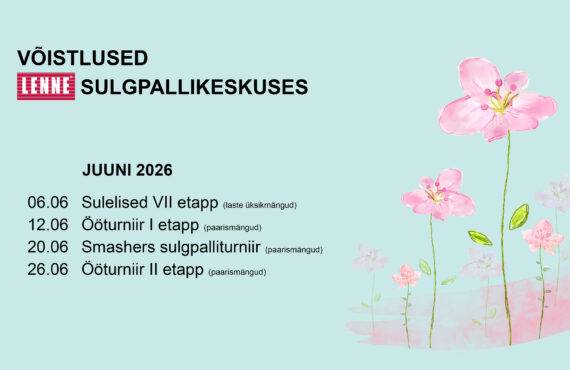 Juuni võistlused Lenne Sulgpallikeskuses